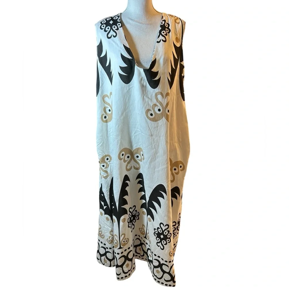 JB Fashion Maxi Dress with Abstract Print
